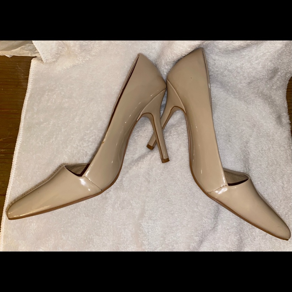 Aldo heels - size 7 beige few scuffs